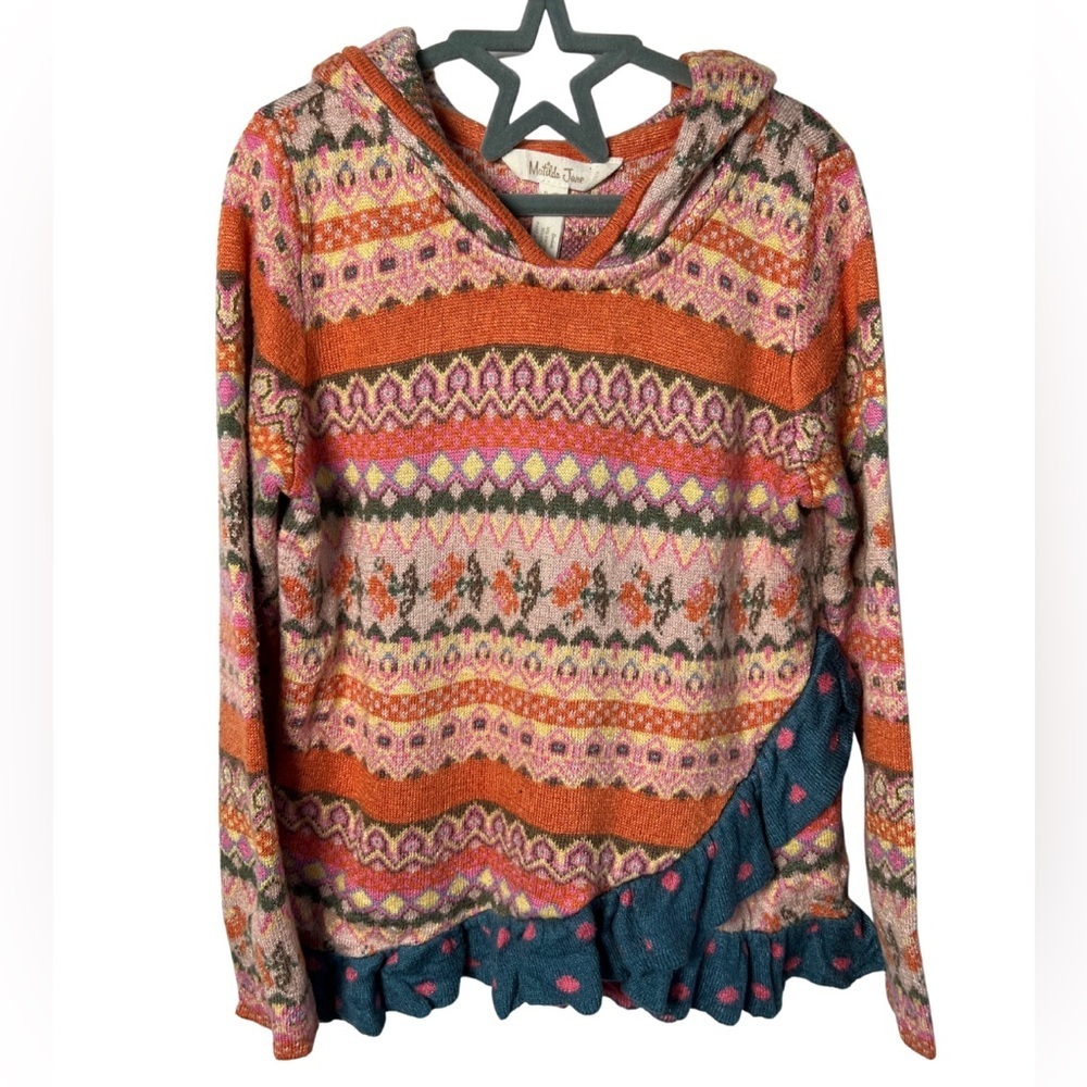 Matilda Jane Sweater Top Keep Me Cozy Choose Your Path Fall Size 6 Girls